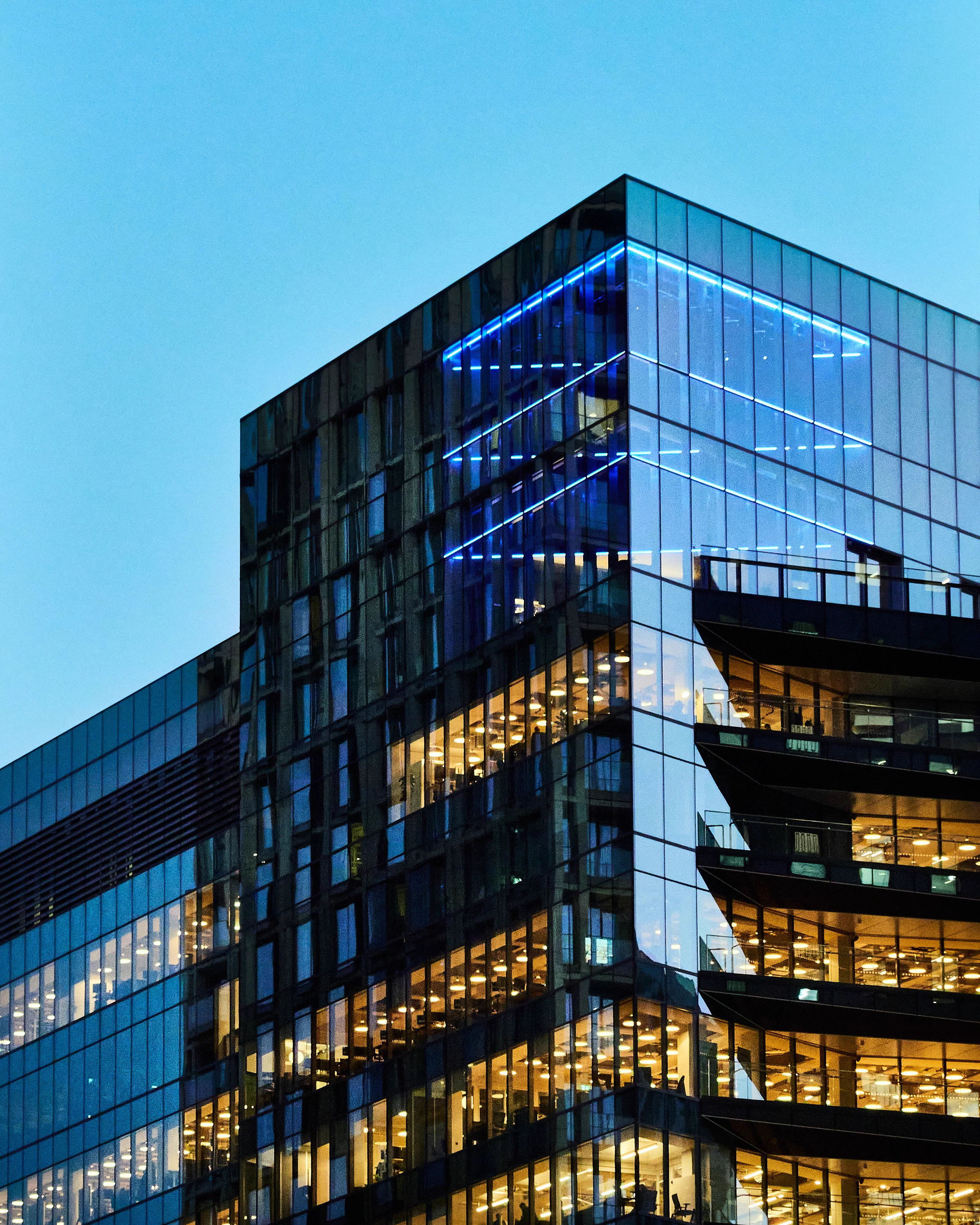 Commercial financing advisors reviewing a term sheet